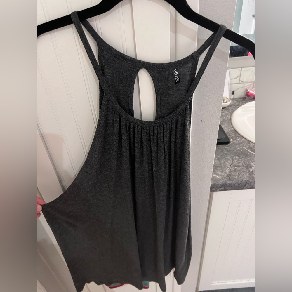 Splash Women's Charcoal Tank Top